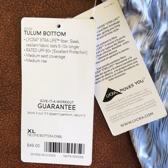 Athleta Gray Swim Bikini Bottom Size XL - Picture 5 of 8